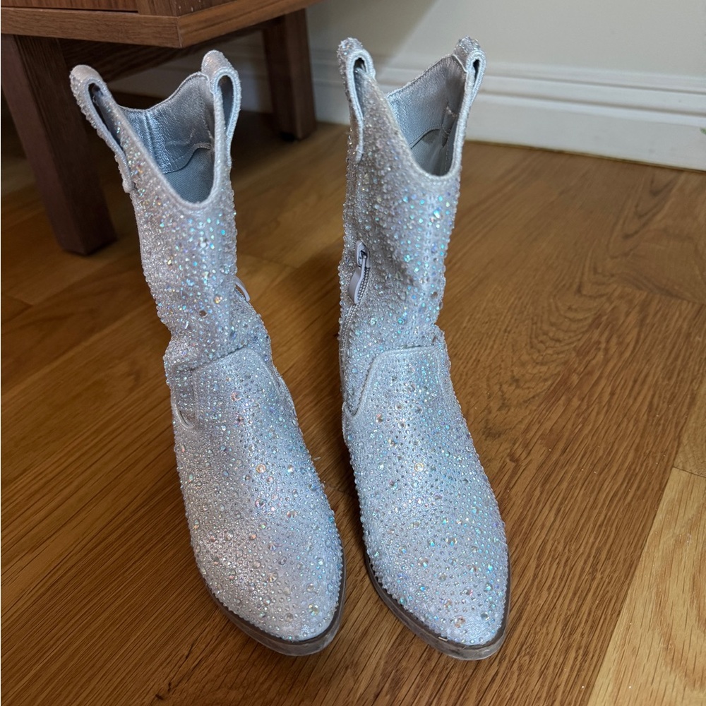 Glittery Western Boots - Kids